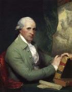 Benjamin West As painted by Gilbert Stuart, oil on canvas